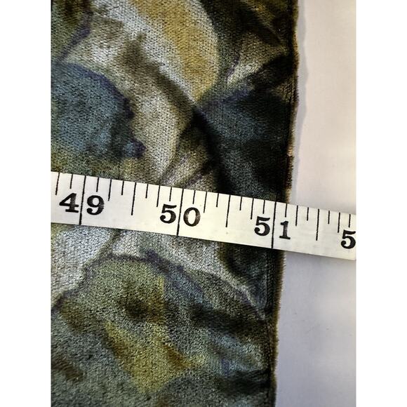 Morgan & Oates Women’s Velvet Scarf Abstract Floral Soft/Earthy/artistic/velvety - Picture 5 of 7